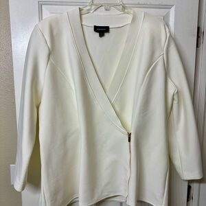 KarenMillen
Figure Form Bandage Knit Side Zip Longline Jacket XXXL